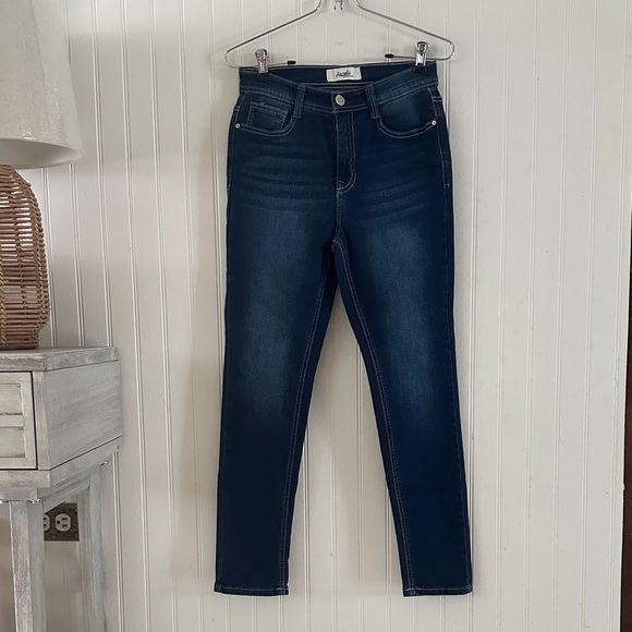 Angels Forever Young Blue Skinny Jeans sz 4 - Picture 3 of 15